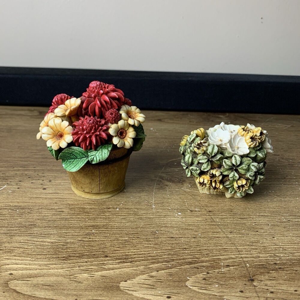 Harmony Kingdom Flower Trinket Boxes Garden: Gardenia & Mothers Day Bouquet